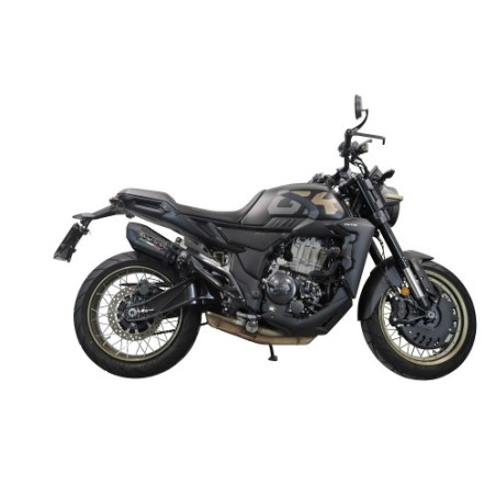 Scarico GPR New Grand Prix Evo Poppy per Zontes 350 R1 dal 2022 al 2024 omologato