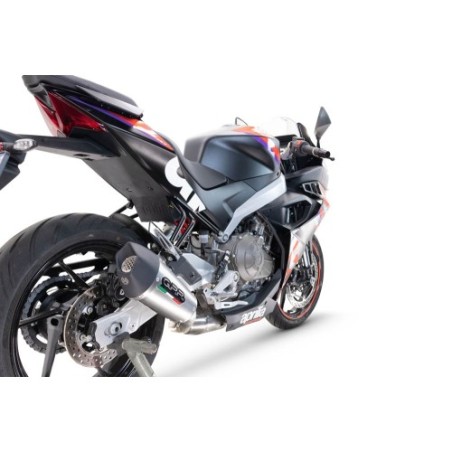 Scarico GPR New Grand Prix Evo Titanium per Aprilia RS 457 dal 2024 al 2025 omologato