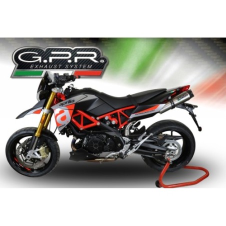 Scarico GPR New Grand Prix Evo Titanium per Aprilia Shiver 900 dal 2017 al 2020 omologato