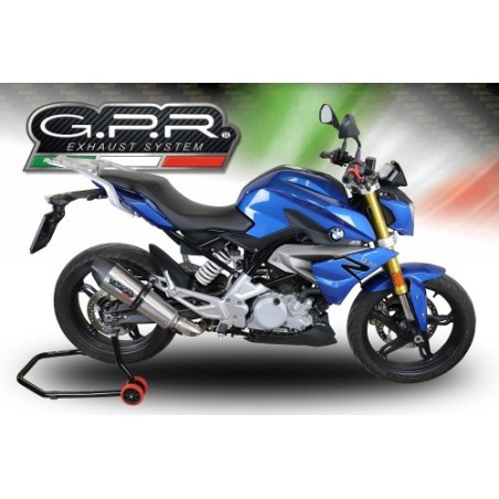 Scarico GPR New Grand Prix Evo Titanium per BMW G 310 R dal 2017 al 2021 omologato
