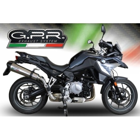 Scarico GPR New Grand Prix Evo Titanium per BMW F 750 Gs dal 2018 al 2020 omologato