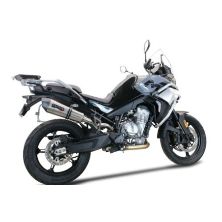 Scarico GPR New Grand Prix Evo Titanium per Cf Moto 800 Mt Sport dal 2022 al 2024 omologato