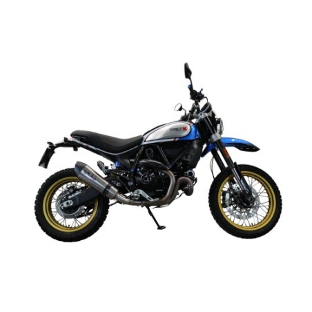 Scarico GPR New Grand Prix Evo Titanium per Ducati Scrambler 800 Nightshift -Urban Motard dal 2021 al 2022 omologato