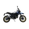 Scarico GPR New Grand Prix Evo Titanium per Ducati Scrambler 800 Nightshift -Urban Motard dal 2021 al 2022 omologato