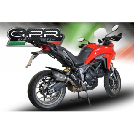 Scarico GPR New Grand Prix Evo Titanium per Ducati Multistrada 950 dal 2021 al 2024 omologato