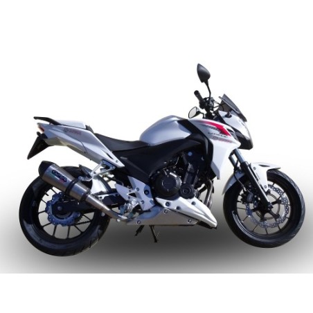 Scarico GPR New Grand Prix Evo Titanium per Honda Cb 500 F dal 2013 al 2015 omologato