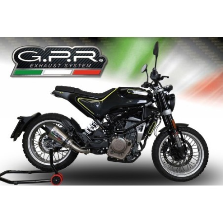Scarico GPR New Grand Prix Evo Titanium per Husqvarna Vitpilen 401 dal 2018 al 2019 omologato