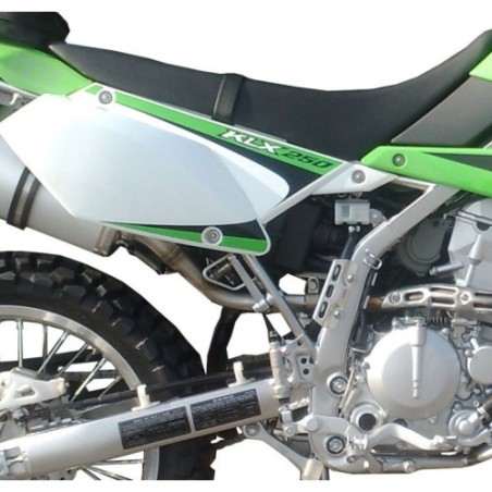 Scarico GPR New Grand Prix Evo Titanium per Kawasaki KLX 250 S dal 2018 al 2020 omologato