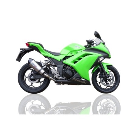 Scarico GPR New Grand Prix Evo Titanium per Kawasaki Ninja 300 R dal 2012 al 2017 omologato