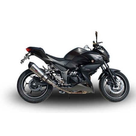 Scarico GPR New Grand Prix Evo Titanium per Kawasaki Z 300 dal 2014 al 2017 omologato