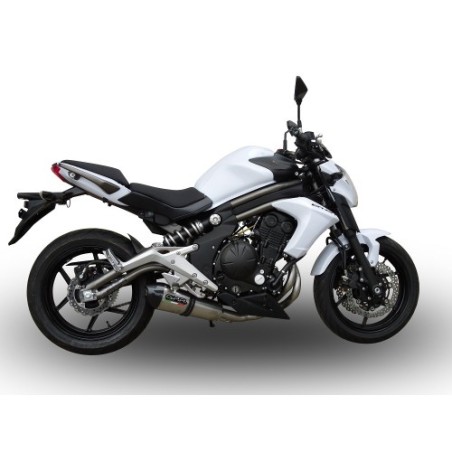 Scarico GPR New Grand Prix Evo Titanium per Kawasaki Er 6 N - F dal 2012 al 2016 omologato
