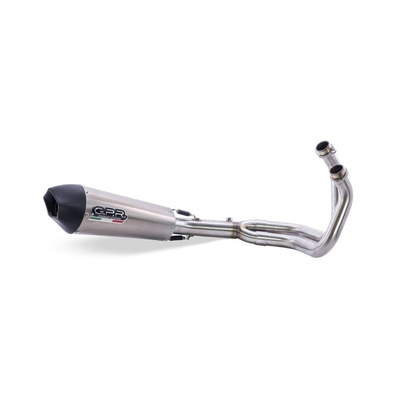 Scarico GPR New Grand Prix Evo Titanium per Kawasaki Ninja 650 dal 2021 al 2022 omologato