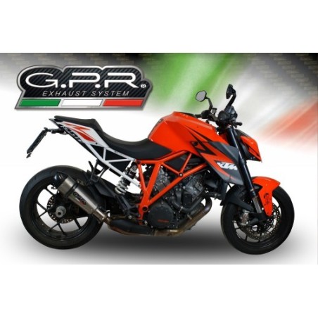 Scarico GPR New Grand Prix Evo Titanium per KTM Super Duke 1290 GT dal 2022 al 2024 omologato