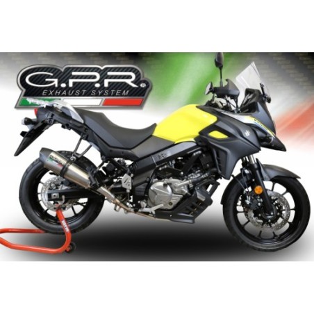 Scarico GPR New Grand Prix Evo Titanium per SUZUKI V-Strom 650 dal 2021 al 2025 omologato