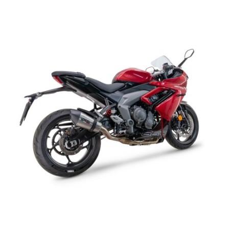 Scarico GPR New Grand Prix Evo Titanium per Triumph Daytona 660 dal 2023 al 2025 racing