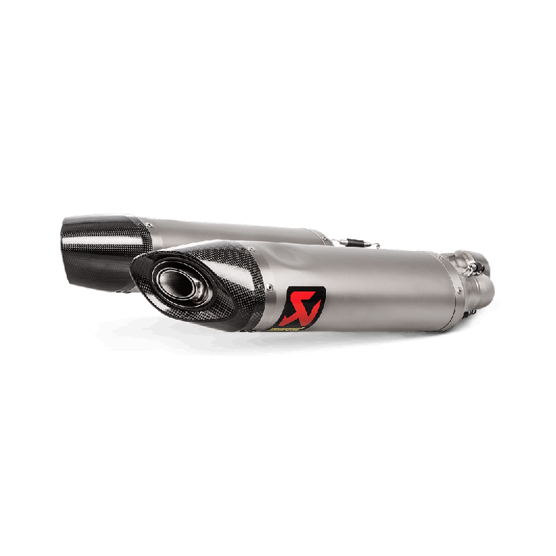 Akrapovic Silenziatore Omologato Carbonio Titanio per Aprilia Shiver 900 2017-2020