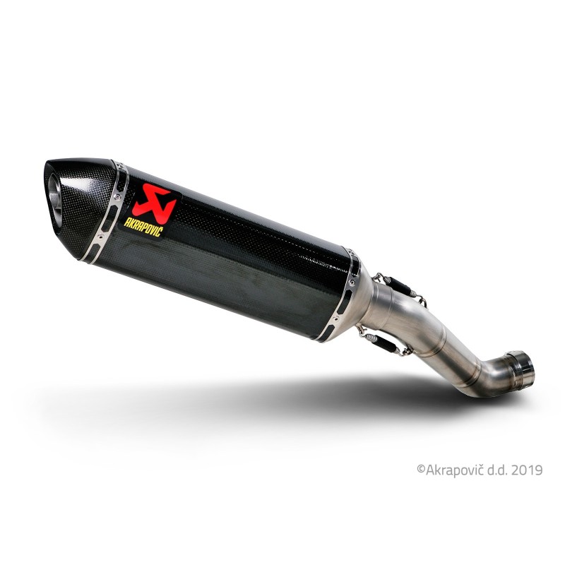 Akrapovic Silenziatore Non omologato Carbonio Inox per Aprilia Tuono V4 RSV 4 2011-2016 / 2010-2014