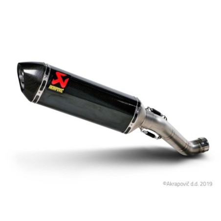 Akrapovic Silenziatore Non omologato Carbonio Inox per Aprilia Tuono V4 RSV 4 2011-2016 / 2010-2014