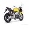 Akrapovic Silenziatore Non omologato Carbonio Inox per Aprilia Tuono V4 RSV 4 2011-2016 / 2010-2014