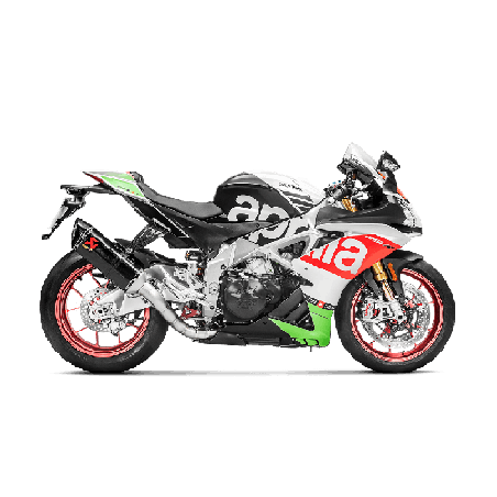 Akrapovic Scarico Completo Non omologato Carbonio Inox per Aprilia Tuono V4 2015-2020