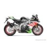 Akrapovic Slip-On Non omologato Carbonio Inox per Aprilia Tuono V4 2017-2020
