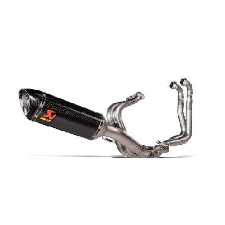 Akrapovic Scarico Completo Non omologato Carbonio Titanio per Aprilia Tuono V4 2021-2024