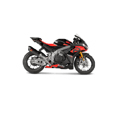 Akrapovic Scarico Completo Non omologato Carbonio Titanio per Aprilia Tuono V4 2021-2024