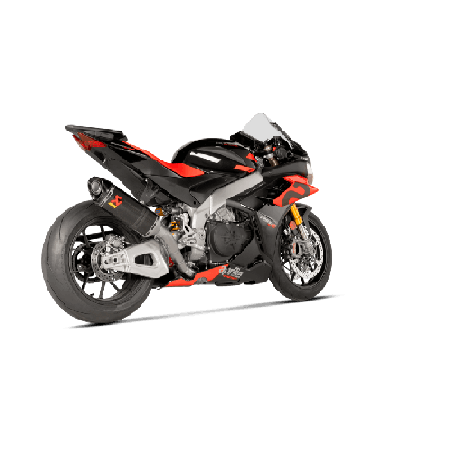 Akrapovic Scarico Completo Non omologato Carbonio Titanio per Aprilia Tuono V4 2021-2024