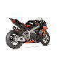 Akrapovic Scarico Completo Non omologato Carbonio Titanio per Aprilia Tuono V4 2021-2024