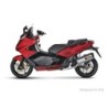 Akrapovic Silenziatore Omologato Carbonio Inox per Aprilia SRV 850 2012-2016