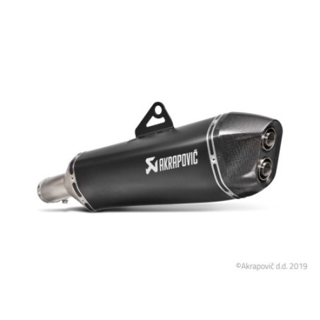 Akrapovic Silenziatore Omologato Titanio per BMW F 700 GS / F 800 GS / Adventure 2017