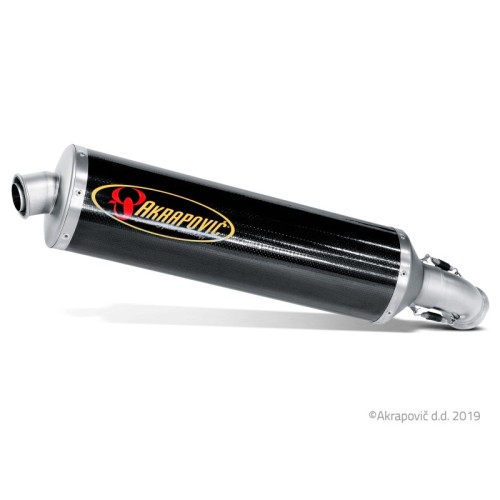 Akrapovic Silenziatore Omologato Carbonio Inox per BMW K 1200 R / K 1200 S 2005-2008