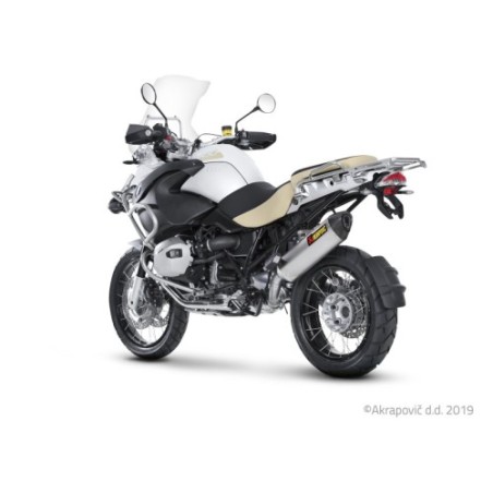 Akrapovic Silenziatore Omologato Carbonio Titanio per BMW R 1200 GS / Adventure / R 1200 AD 2010-2012 / 2010-2013