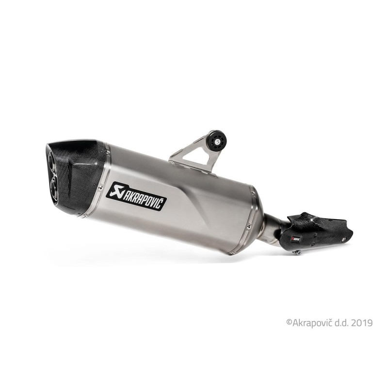 Akrapovic Silenziatore Omologato Carbonio Titanio per BMW R 1250 GS / Adventure 2019-2023