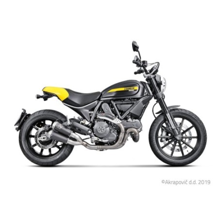 Akrapovic Silenziatore Non omologato per Ducati MONSTER 797 / 797 + 2017-2020
