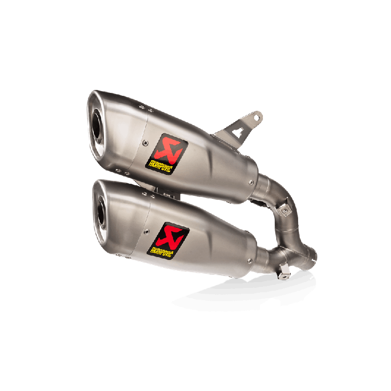 Akrapovic Slip-On Omologato Carbonio Titanio per Ducati MONSTER 2021-2024