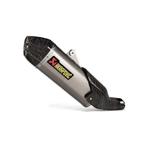 Akrapovic Slip-On Omologato Carbonio Titanio per Ducati DESERT X 2022-2024
