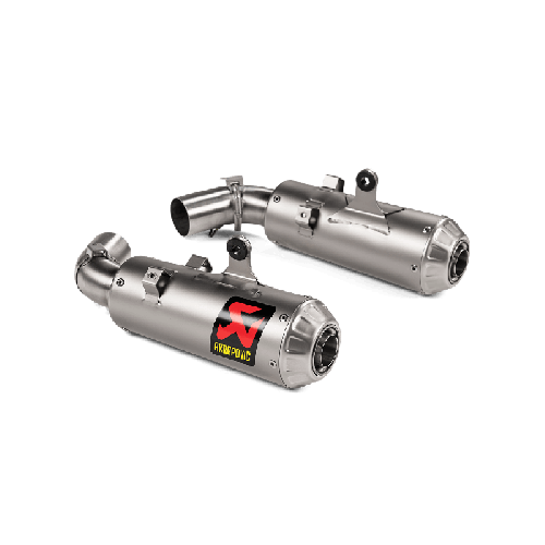 Akrapovic Scarico Omologato Titanio per Ducati HYPERMOTARD 950 / 950 SP 2019-2024