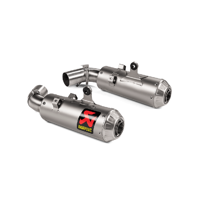 Akrapovic Scarico Omologato Titanio per Ducati HYPERMOTARD 950 / 950 SP 2019-2024