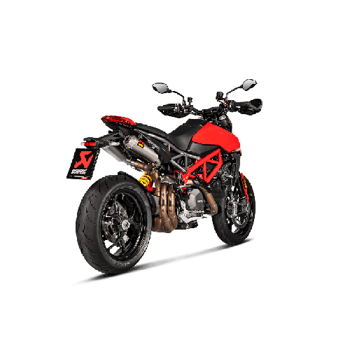 Akrapovic Scarico Omologato Titanio per Ducati HYPERMOTARD 950 / 950 SP 2019-2024
