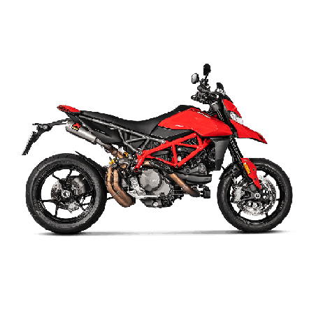 Akrapovic Scarico Omologato Titanio per Ducati HYPERMOTARD 950 / 950 SP 2019-2024