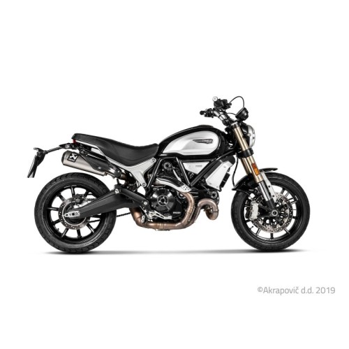 Akrapovic Silenziatore Omologato per Ducati SCRAMBLER 1100 2018-2020