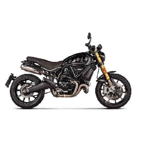 Akrapovic Silenziatore Omologato Titanio per Ducati SCRAMBLER 1100 2021-2024