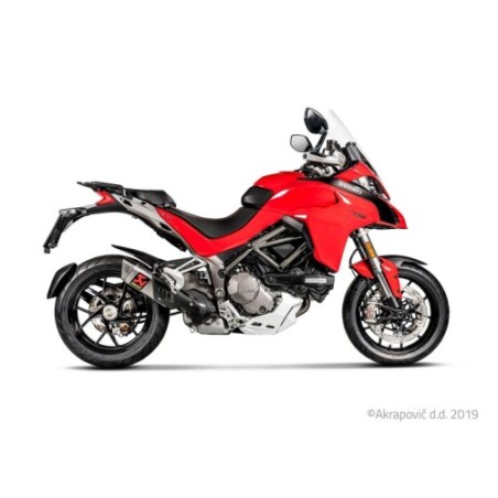 Akrapovic Silenziatore Omologato Titanio per Ducati MULTISTRADA 1200 / 1200 S 2015-2017