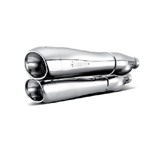 Akrapovic Slip-On Omologato per Harley Davidson FLSTF Fat Boy 2007-2005