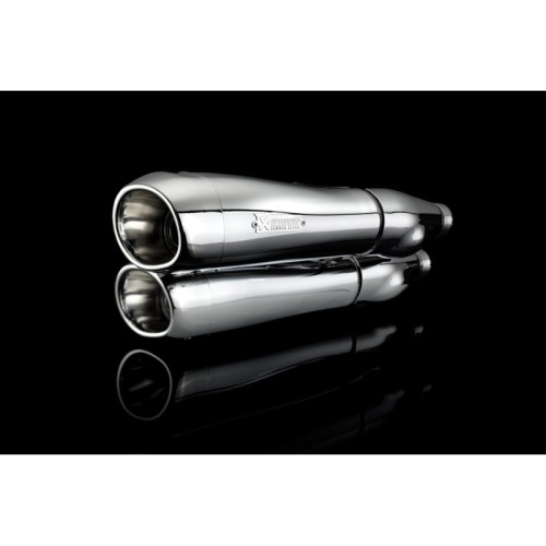 Akrapovic Slip-On Omologato per Harley Davidson FLSTF Fat Boy 2007-2005