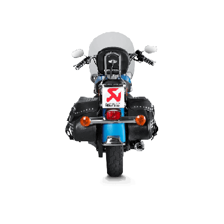 Akrapovic Slip-On Omologato per Harley Davidson FXSTB Night Train 2007-2009