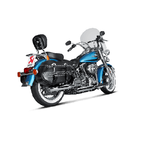 Akrapovic Slip-On Omologato per Harley Davidson FXSTB Night Train 2007-2009