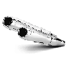 Akrapovic Slip-On Omologato per Harley Davidson XL1200N Nightster 2007-2012
