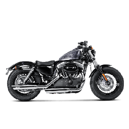 Akrapovic Slip-On Omologato per Harley Davidson XL1200T Super Low 2014-2015